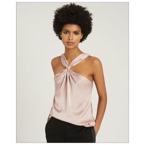NWT Reiss Neavah Pink Blush Halterback Tank Top
